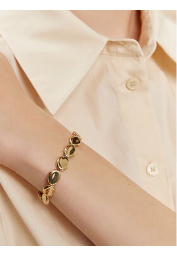 Skagen Bransoletka SKJ1769710 Złoty. Materiał: metalowe. Kolor: złoty