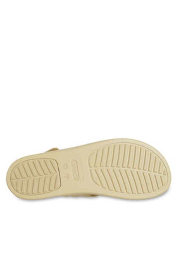 Crocs Sandały Brooklyn Woven Upper LW 209977 Beżowy. Kolor: beżowy