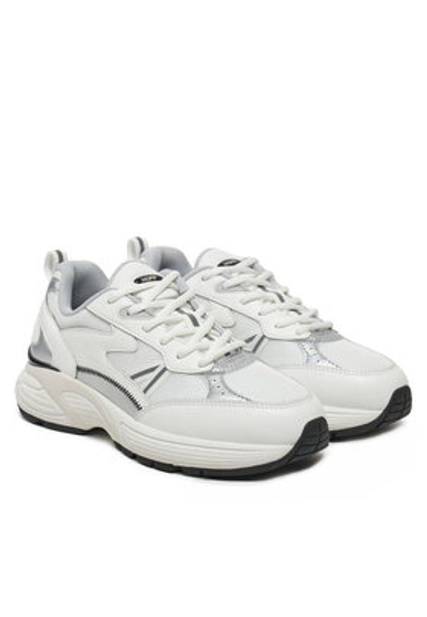 HOFF Sneakersy La Crosse 12511009 Srebrny. Kolor: srebrny. Materiał: zamsz, skóra