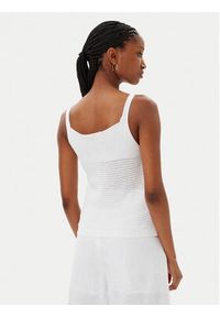 MET Top M10 238MG Biały Regular Fit. Kolor: biały. Materiał: wiskoza