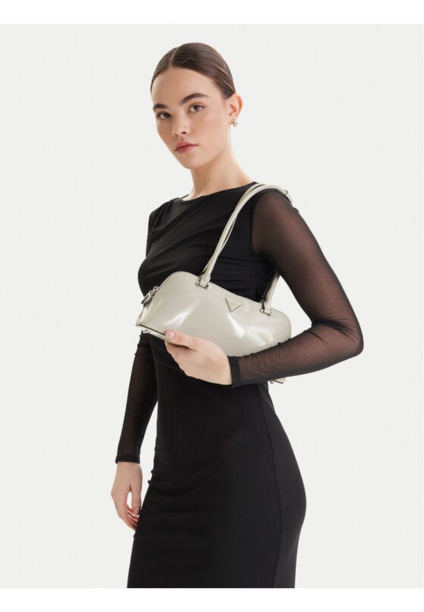 Guess Torebka Arnela Mini HWNY94 96080 Szary. Kolor: szary. Materiał: skórzane