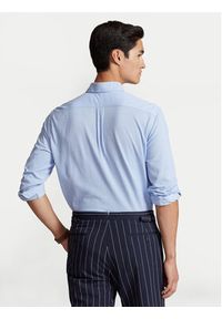 Polo Ralph Lauren Koszula 710932545001 Błękitny Custom Fit. Typ kołnierza: polo. Kolor: niebieski. Materiał: bawełna #5