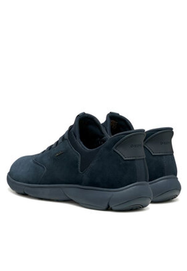 Geox Sneakersy U Nebula 2.0 Plus U56MXB 00022 C4002 Granatowy. Kolor: niebieski. Materiał: zamsz, skóra