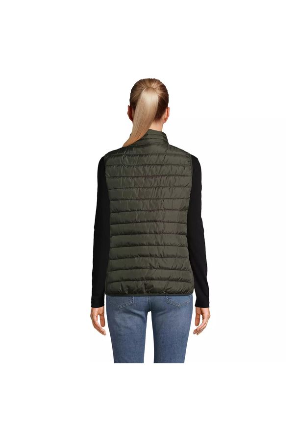 SOL'S - Damska kurtka bez rękawów Sol's Stream. Kolor: zielony. Materiał: puch. Długość rękawa: bez rękawów