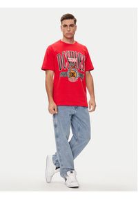 DC Shoes T-Shirt Shy Town Hss ADYZT05345 Czerwony Regular Fit. Kolor: czerwony. Materiał: bawełna #4