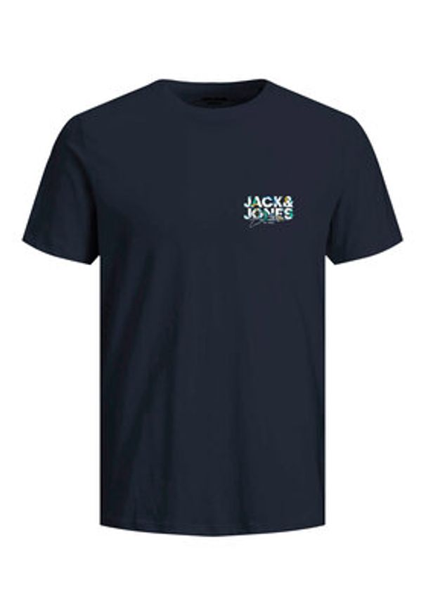 Jack & Jones Komplet t-shirtów Geplas 12288304 Kolorowy Regular Fit. Materiał: bawełna. Wzór: kolorowy