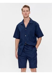 Polo Ralph Lauren Piżama 714899503011 Granatowy Regular Fit. Kolor: niebieski. Materiał: bawełna #1