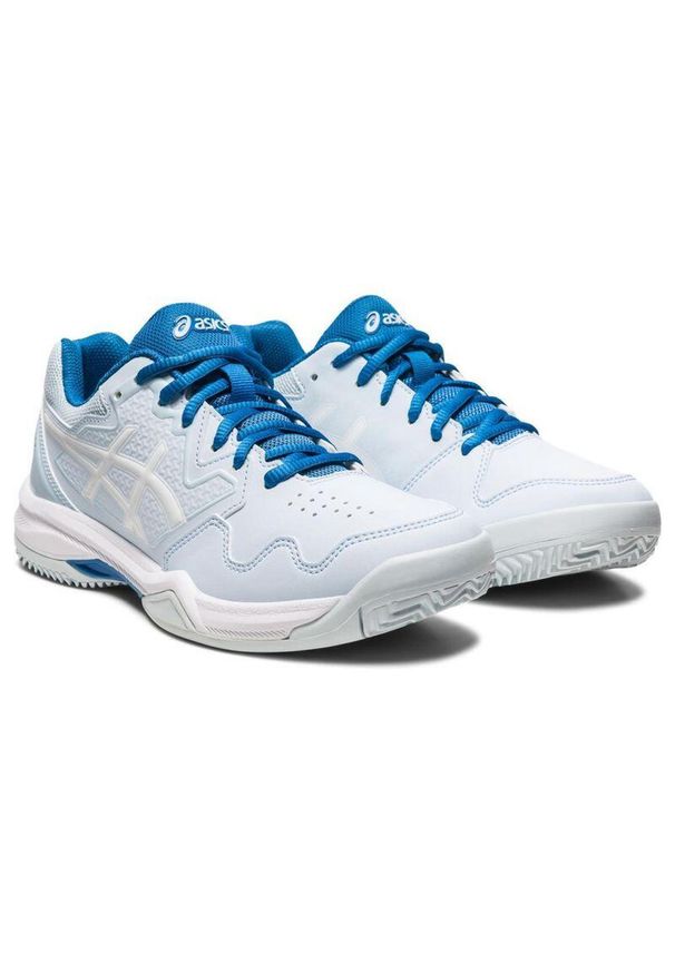 Buty tenisowe damskie Asics Gel Dedicate 7 Clay 405. Kolor: niebieski, biały. Sport: tenis