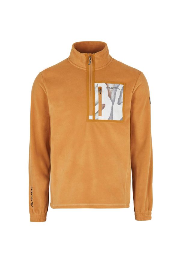 Sweter polarowy męski O'Neill Utility Light Hz Fleece. Kolor: żółty, wielokolorowy, pomarańczowy. Materiał: polar. Długość: krótkie