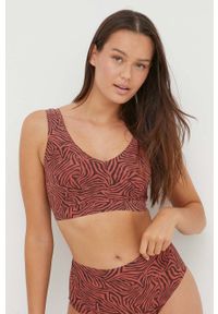 Chantelle biustonosz Soft Stretch kolor różowy wzorzysty. Kolor: różowy. Materiał: materiał. Rodzaj stanika: wyciągane miseczki, odpinane ramiączka #1