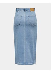 only - ONLY Spódnica jeansowa Siri 15324365 Niebieski Regular Fit. Kolor: niebieski. Materiał: bawełna #9