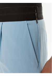 MSGM Spodnie materiałowe 3441MDP16 237200 Błękitny Relaxed Fit. Kolor: niebieski. Materiał: wełna #5