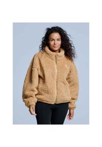 POEDERBAAS - Kurtka Fluffy - Damska - Cztery pory roku - Miś - Ciepły piasek. Kolor: beżowy. Materiał: poliester. Sezon: zima. Sport: narciarstwo #1