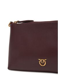 Pinko - PINKO Torebka Flat Horizontal Mini PE 25 PCPL 104277 A0F1 Fioletowy. Kolor: fioletowy. Materiał: skórzane #4