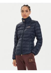 EA7 Emporio Armani Kurtka puchowa 6DTB28 TNGPZ 0562 Granatowy Regular Fit. Kolor: niebieski. Materiał: syntetyk