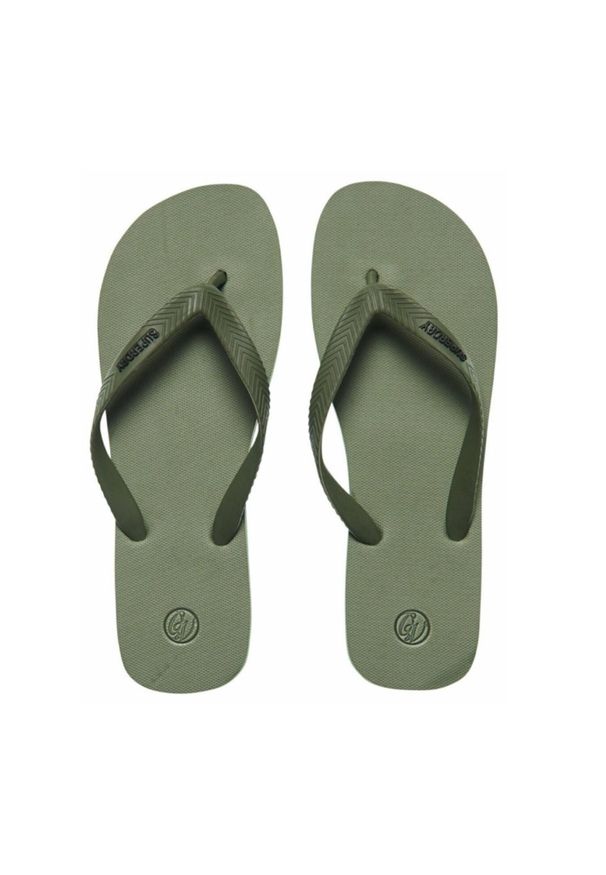 Japonki plażowe męskie Superdry Code Essential Flip Flop. Okazja: na plażę. Kolor: zielony. Sport: pływanie, fitness