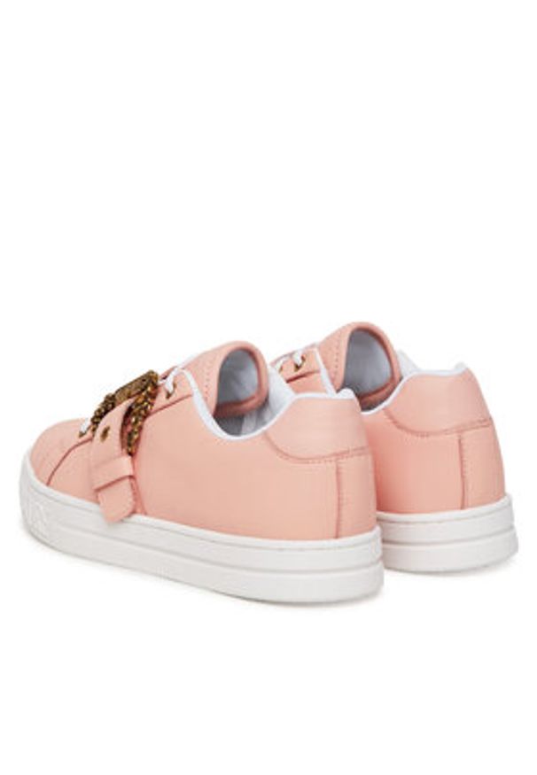 Versace Jeans Couture Sneakersy 78VA3SK9 Różowy. Kolor: różowy. Materiał: skóra