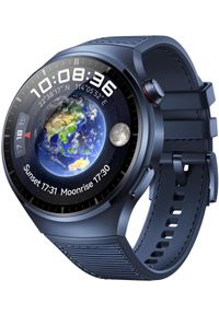 HUAWEI - Smartwatch Huawei Watch 4 Pro Blue Edition. Rodzaj zegarka: smartwatch. Materiał: skóra, materiał. Styl: retro, sportowy, klasyczny, elegancki