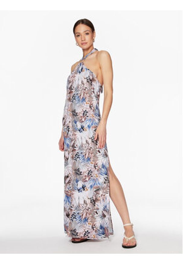 Guess Sukienka letnia E3GK03 WF9S0 Kolorowy Regular Fit. Materiał: wiskoza. Wzór: kolorowy. Sezon: lato