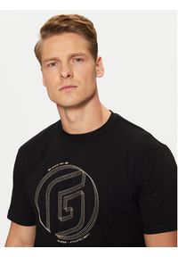 Guess T-Shirt Z5RI01 J1314 Czarny Regular Fit. Kolor: czarny. Materiał: bawełna