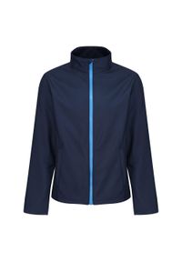 Regatta - Softshell Męski Ablaze. Kolor: niebieski. Materiał: softshell. Sezon: jesień. Sport: turystyka piesza #1