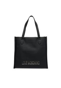 Love Moschino - LOVE MOSCHINO Torebka JC4020PP1NKD000B Czarny. Kolor: czarny. Materiał: skórzane