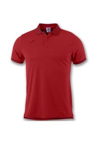 Koszulka polo męska czerwona Joma Essential czerwony. Typ kołnierza: polo. Kolor: czerwony