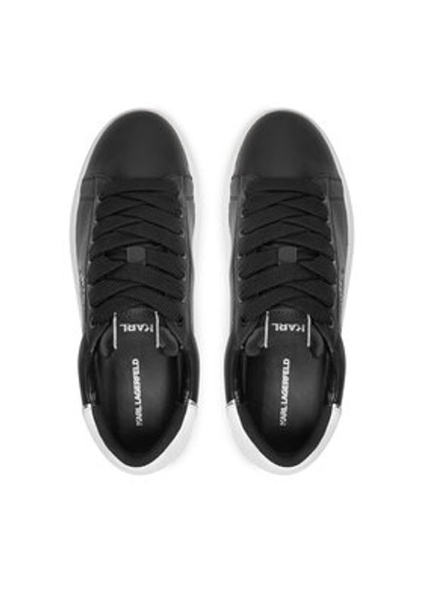 Karl Lagerfeld - KARL LAGERFELD Sneakersy KL57538 Czarny. Kolor: czarny. Materiał: skóra