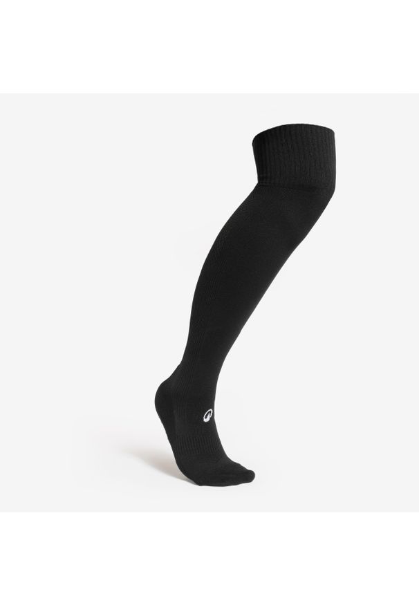 KIPSTA - Skarpety piłkarskie Kipsta Viralto II Club. Kolor: czarny. Materiał: poliamid, elastan. Wzór: ze splotem. Sport: piłka nożna