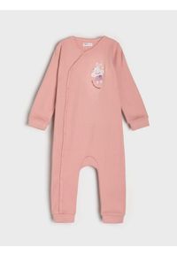 Sinsay - Śpiochy z nadrukiem - różowy. Kolor: różowy. Wzór: nadruk #1