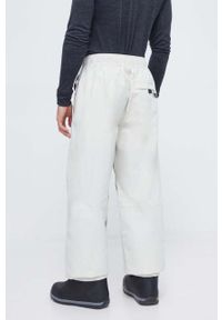 DC spodnie Primo kolor beżowy. Kolor: beżowy. Materiał: tkanina, włókno, materiał. Wzór: ze splotem. Sezon: zima #4