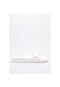 Klapki damskie Birkenstock Eva Madrid. Kolor: biały. Materiał: materiał, syntetyk