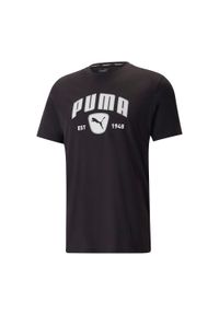 Puma - Koszulka fitness męska PUMA Performance Training Graphic. Kolor: czarny. Sport: fitness