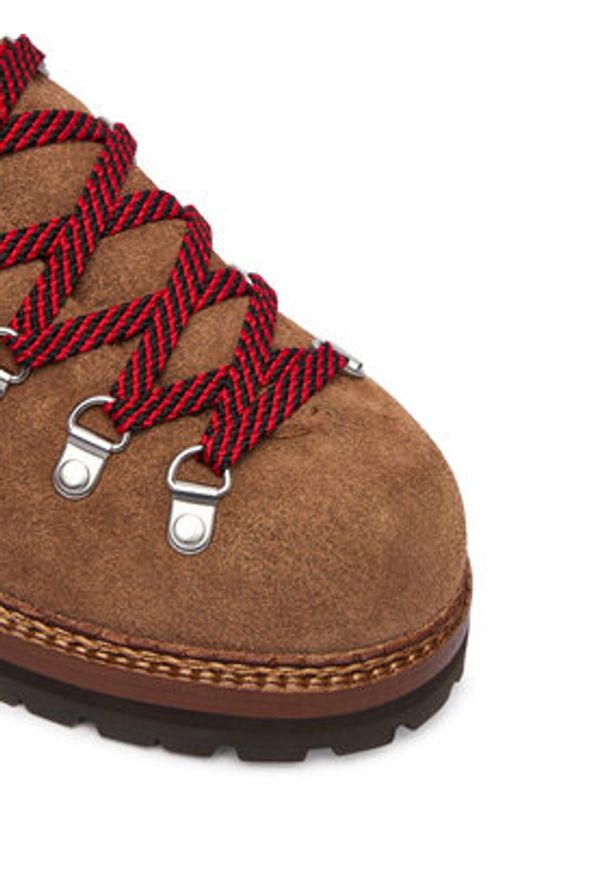 Polo Ralph Lauren Trapery Polo Alpine 812974118001 Brązowy. Kolor: brązowy. Materiał: skóra, zamsz