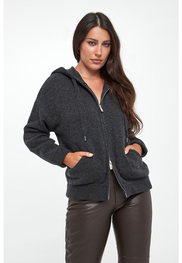 Marella - Sweter damski wełniany Omelia MARELLA MONOCHROME. Materiał: wełna