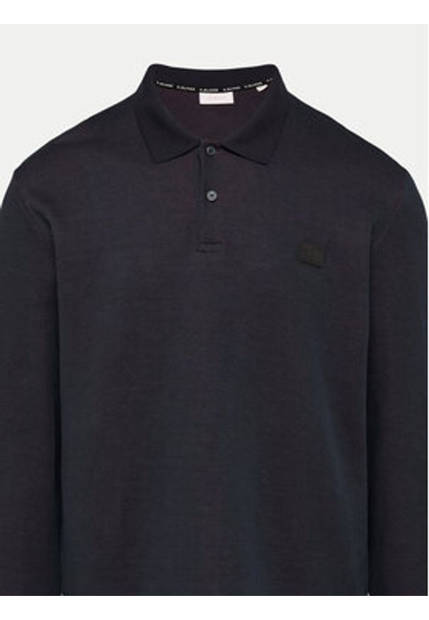 s.Oliver Polo 2153475 Granatowy Regular Fit. Typ kołnierza: polo. Kolor: niebieski. Materiał: bawełna