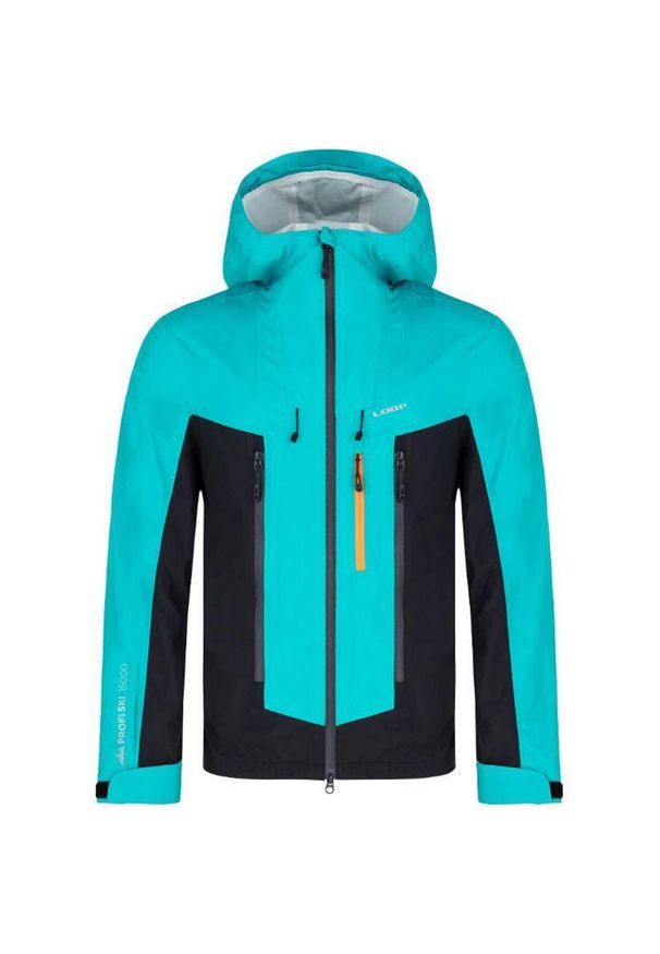 SKI MOJO - LOAP Fantom męska kurtka narciarska S – 15 000 mm wodoodporna. Kolor: czarny, niebieski, szary, wielokolorowy. Sezon: zima. Sport: narciarstwo