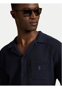 Polo Ralph Lauren Koszula 710P04442001 Granatowy Regular Fit. Typ kołnierza: polo. Kolor: niebieski. Materiał: bawełna #4