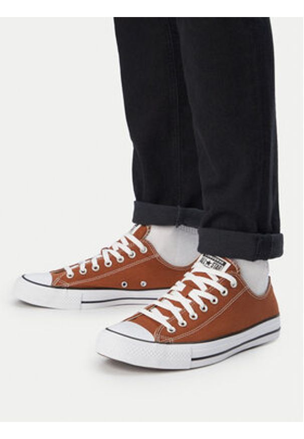 Converse Trampki Chuck Taylor All Star A15957C Brązowy. Kolor: brązowy. Materiał: materiał