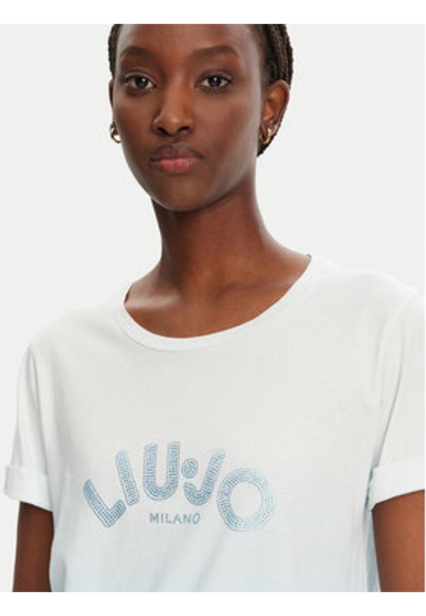 Liu Jo T-Shirt TA5267 JS923 M9112 Niebieski Regular Fit. Kolor: niebieski. Materiał: bawełna