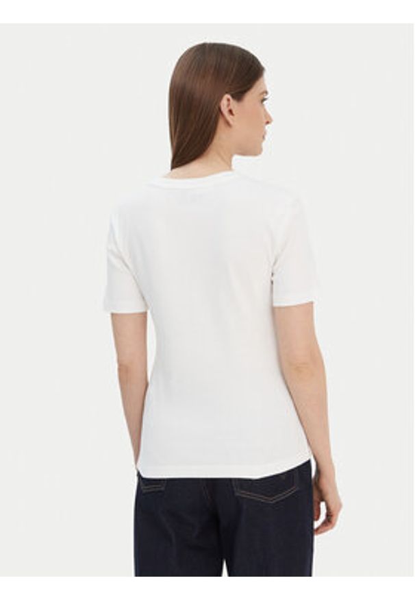 TOMMY HILFIGER - Tommy Hilfiger T-Shirt New Cody WW0WW40587 Biały Slim Fit. Kolor: biały. Materiał: bawełna