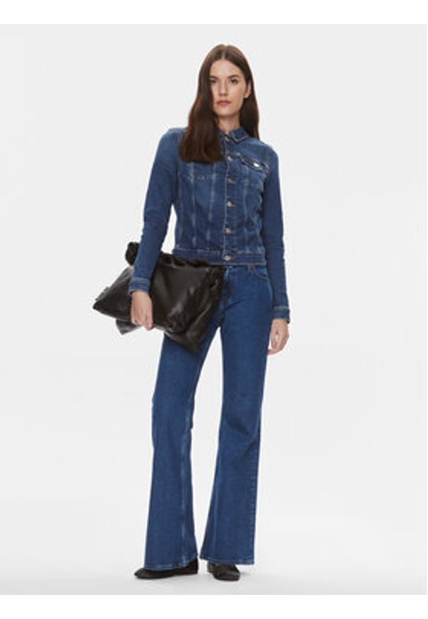 Tommy Jeans Jeansy Sophie DW0DW17183 Niebieski Flare Fit. Kolor: niebieski