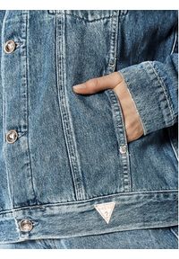 Guess Kurtka jeansowa W2RN16 D3Y0V Niebieski Regular Fit. Kolor: niebieski. Materiał: bawełna #4