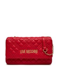 Love Moschino - LOVE MOSCHINO Torebka JC4097PP1LLA0500 Czerwony. Kolor: czerwony. Materiał: skórzane