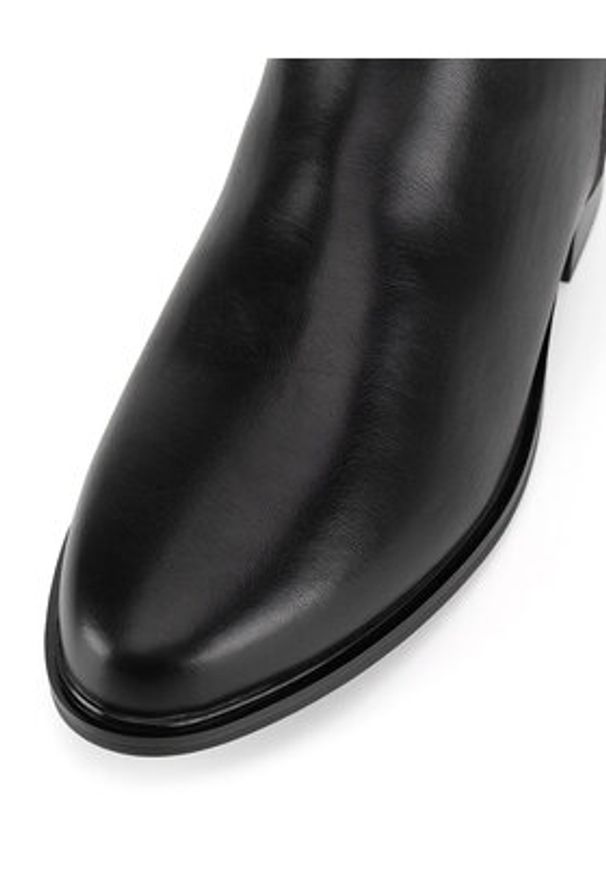 Clara Barson Botki WYL4016-1 Czarny. Kolor: czarny. Materiał: materiał