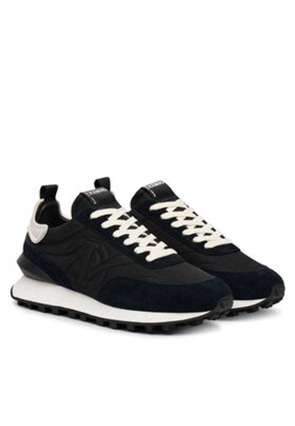 Iceberg Sneakersy IU181008 Czarny. Kolor: czarny. Materiał: materiał