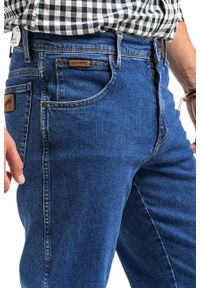 Wrangler - WRANGLER TEXAS MĘSKIE SPODNIE JEANSOWE ORIGINAL STONES W121HR66H. Okazja: na spotkanie biznesowe. Styl: elegancki, biznesowy