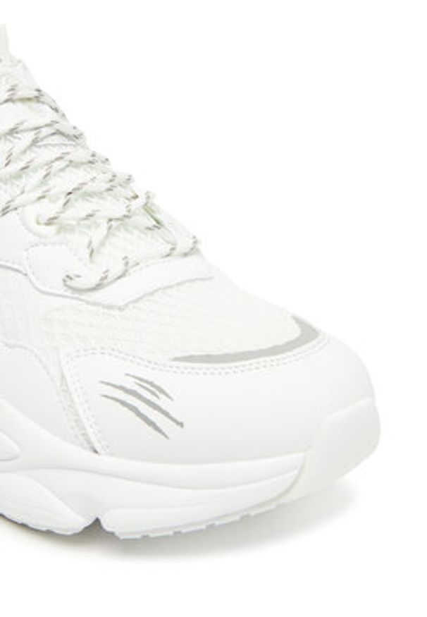 Plein Sport Sneakersy FAES USC0800 STE003N Biały. Kolor: biały. Materiał: materiał