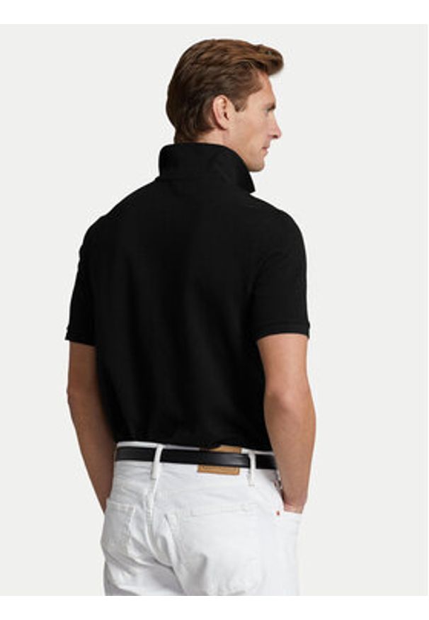 Polo Ralph Lauren Polo 710783656020 Czarny Classic Fit. Typ kołnierza: polo. Kolor: czarny. Materiał: bawełna
