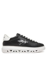 Karl Lagerfeld - KARL LAGERFELD Sneakersy KL54515 Czarny. Kolor: czarny. Materiał: skóra